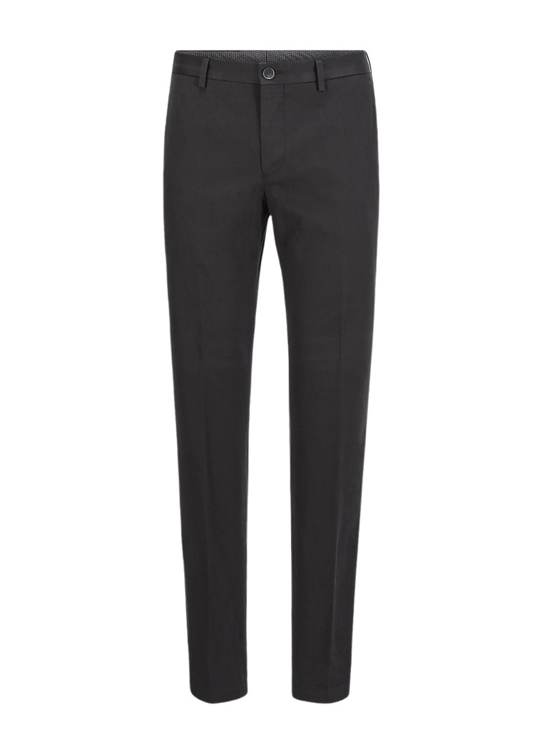 Брюки повсякденні Slim fit Середня для чоловіків (462522), колір Чорний - №1