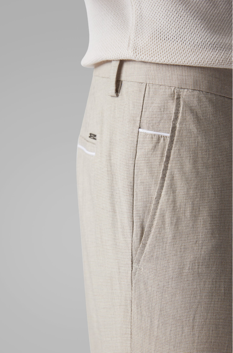 Брюки повседневные Extra-slim fit для мужчин (462526), цвет Бежевый - №4