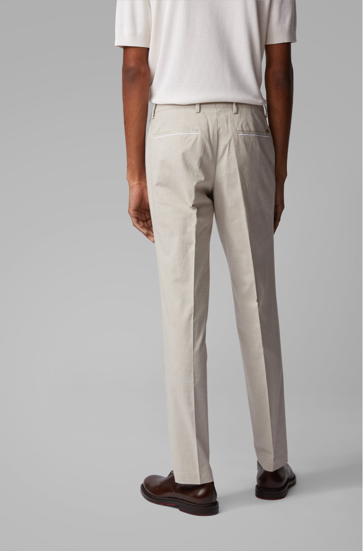 Брюки повседневные Extra-slim fit для мужчин (462526), цвет Бежевый - №5