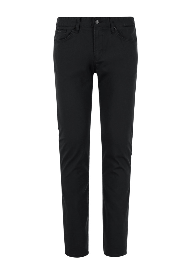 Брюки 5 карманів Slim Slim fit Низька для чоловіків (462527), колір Чорний - №1