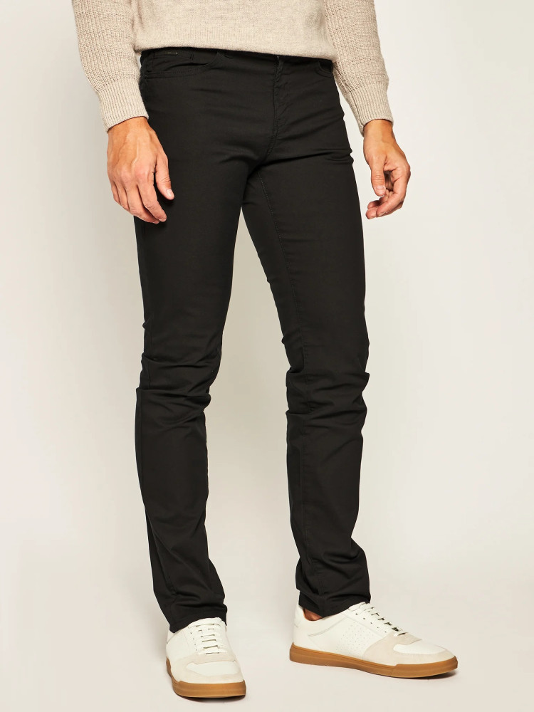 Брюки 5 карманів Slim Slim fit Низька для чоловіків (462527), колір Чорний - №2