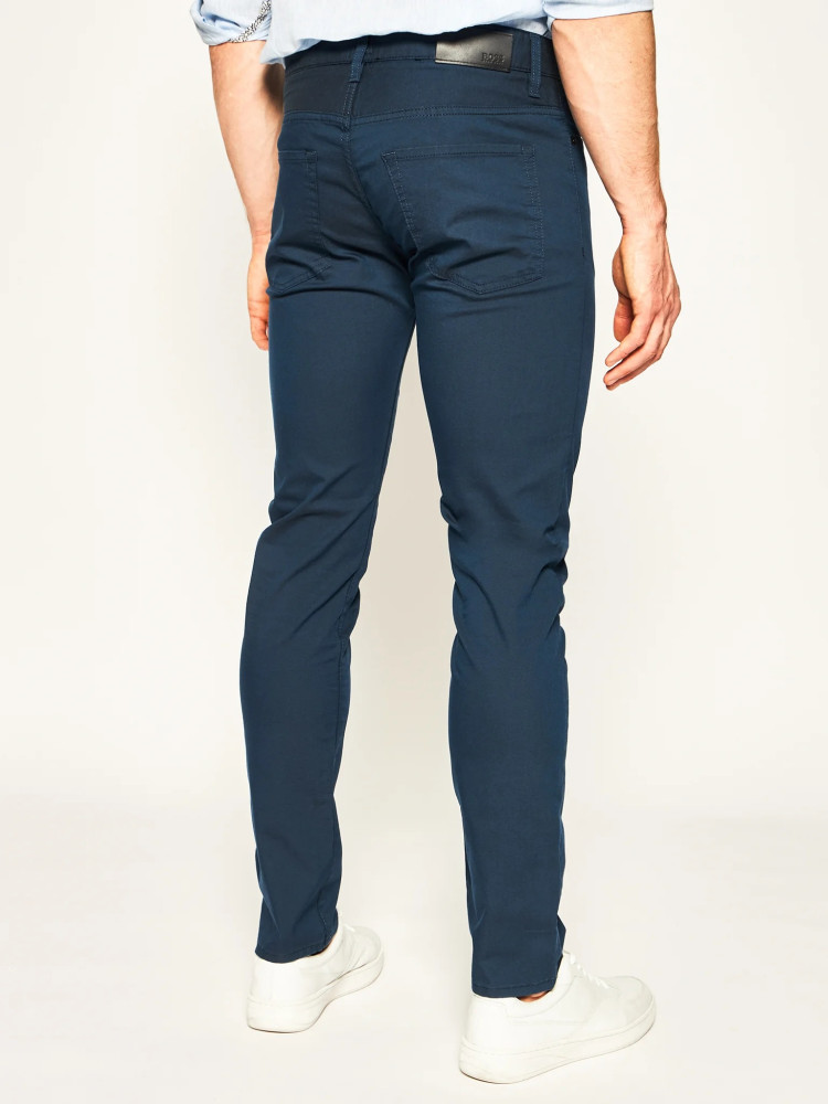 Брюки 5 карманов Slim Slim fit Низкая для мужчин (462528), цвет Синий - №4