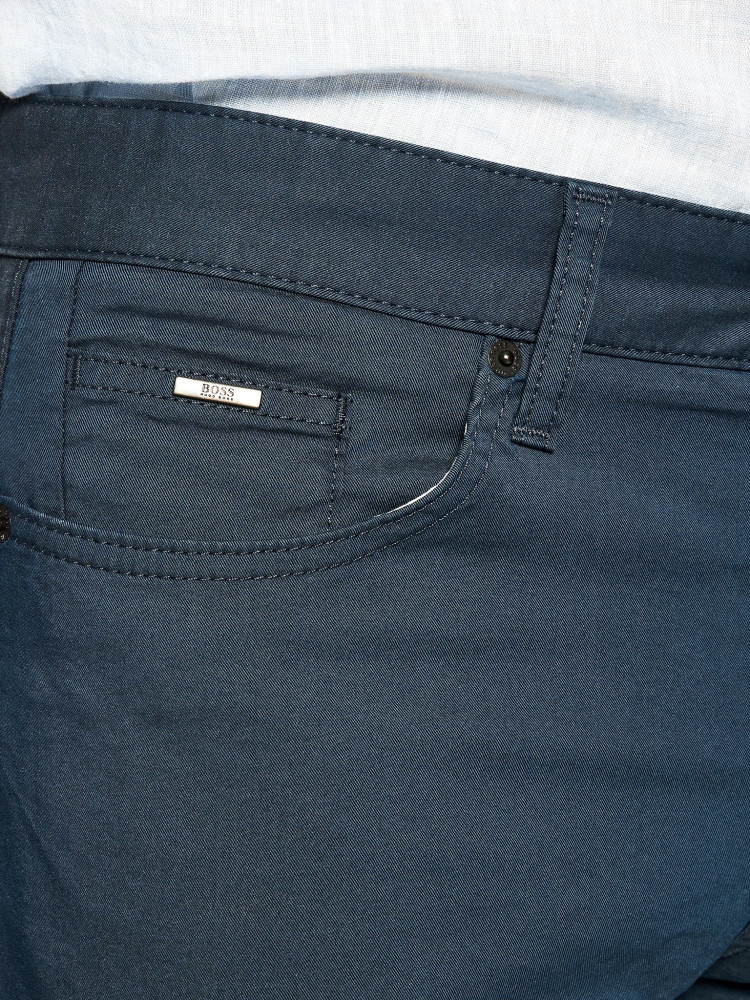 Брюки 5 карманов Slim Slim fit Низкая для мужчин (462528), цвет Синий - №5
