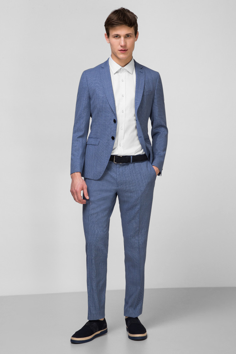 Брюки повсякденні Extra-slim fit для чоловіків (462531), колір Синій - №2