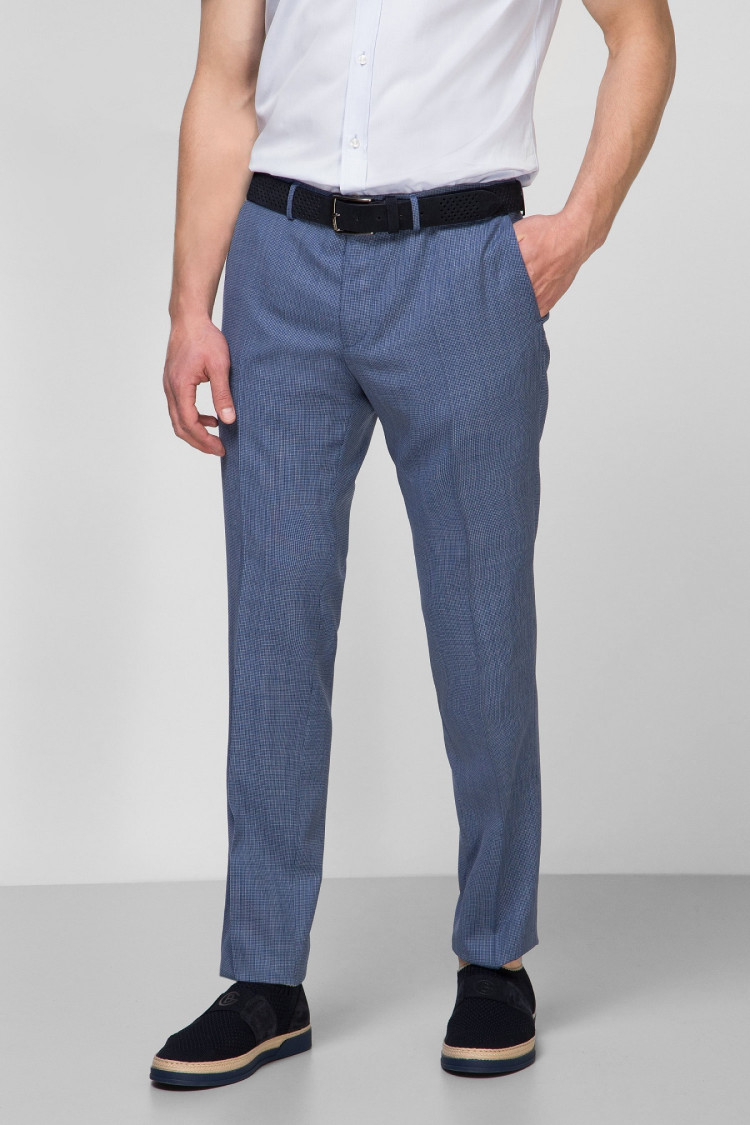 Брюки повсякденні Extra Slim Fit для чоловіків (462531), колір Синій - №3
