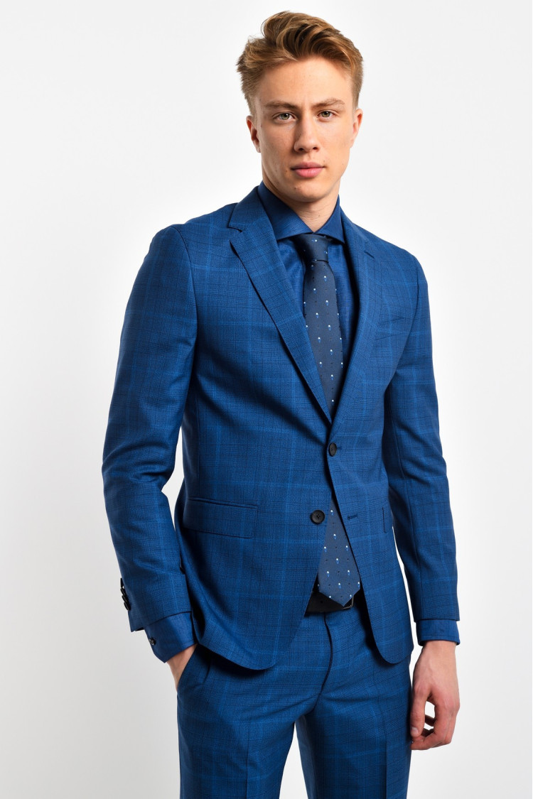 Костюм Extra-slim fit для чоловіків (462532), колір Синій - №2