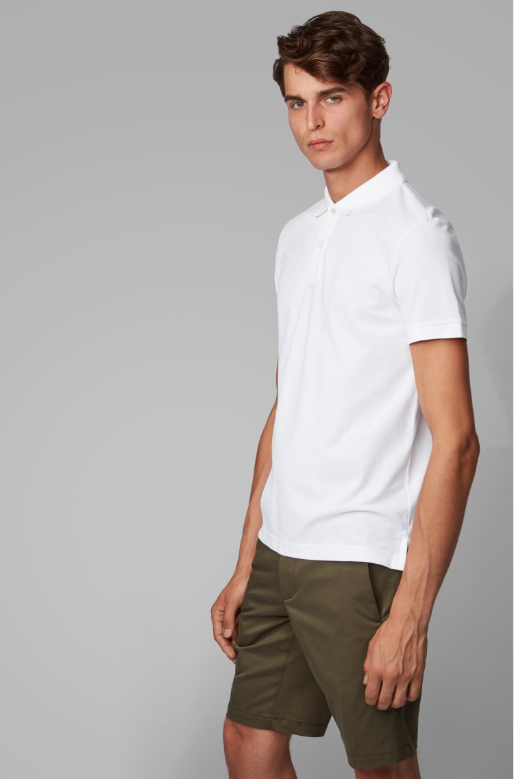 Поло спортивне Regular fit для чоловіків (462563), колір Білий - №5