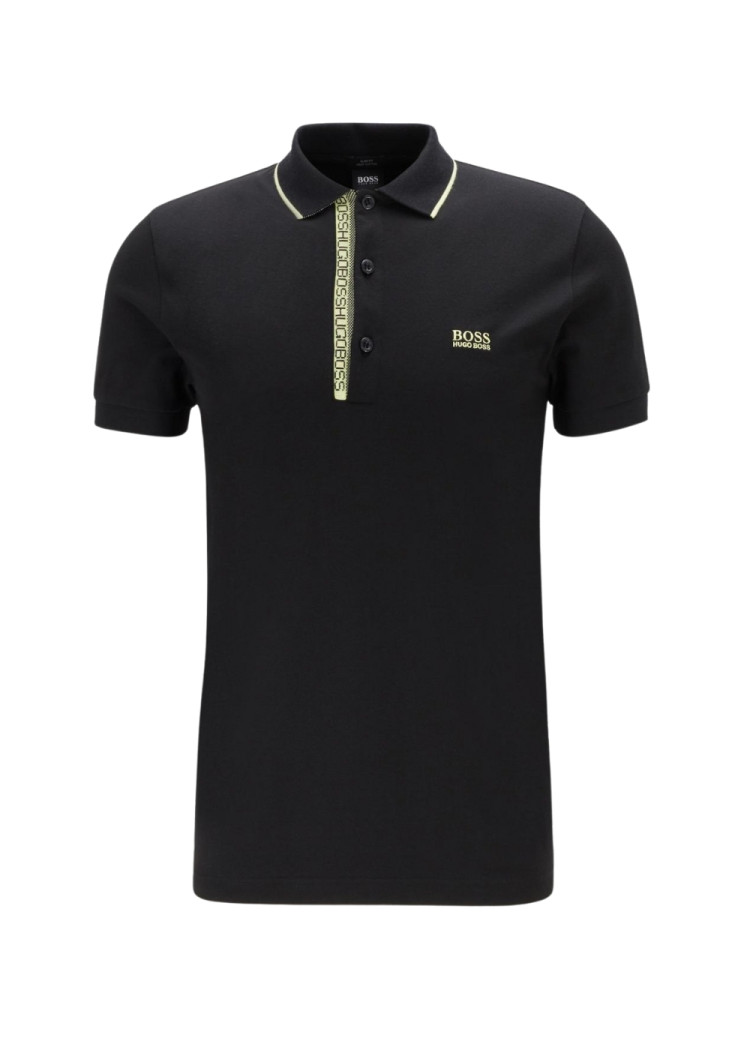 Поло спортивное Regular fit для мужчин (462575), цвет Черный - №1