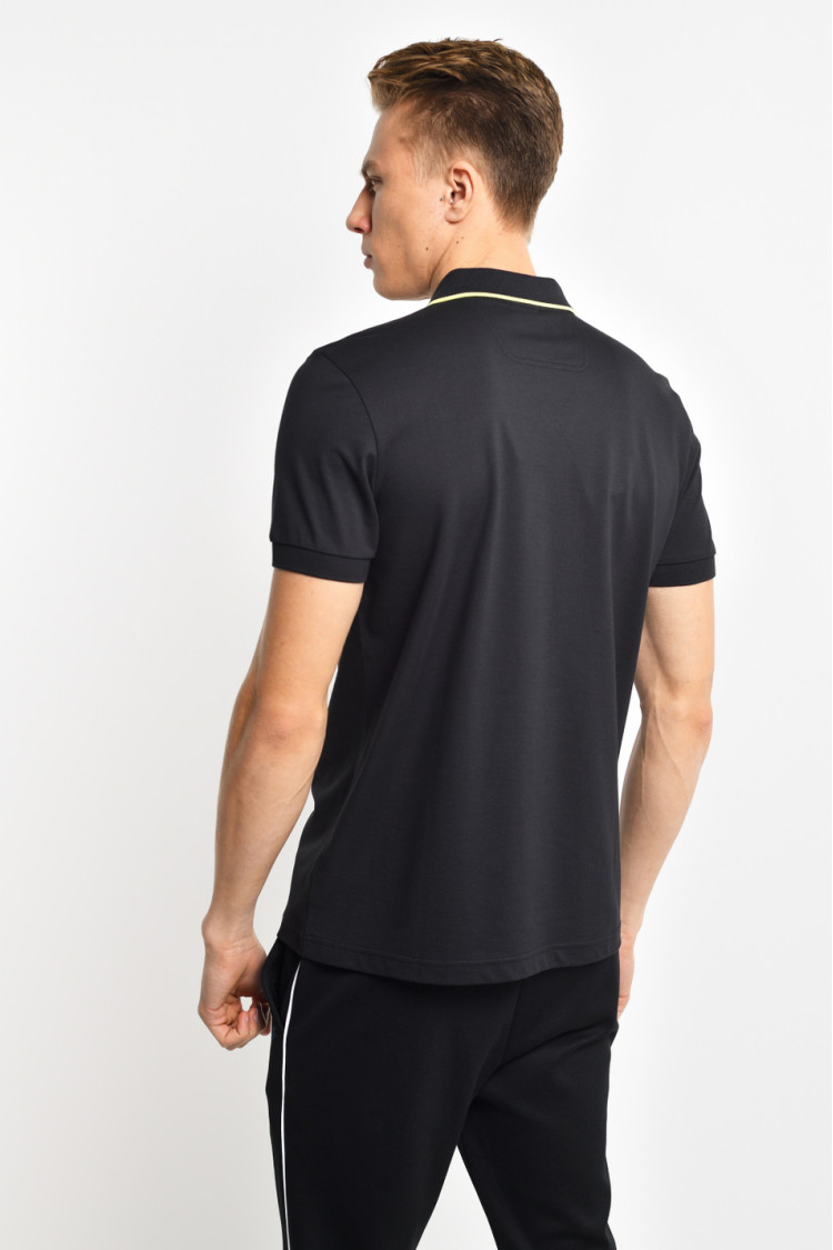 Поло спортивное Regular fit для мужчин (462575), цвет Черный - №3