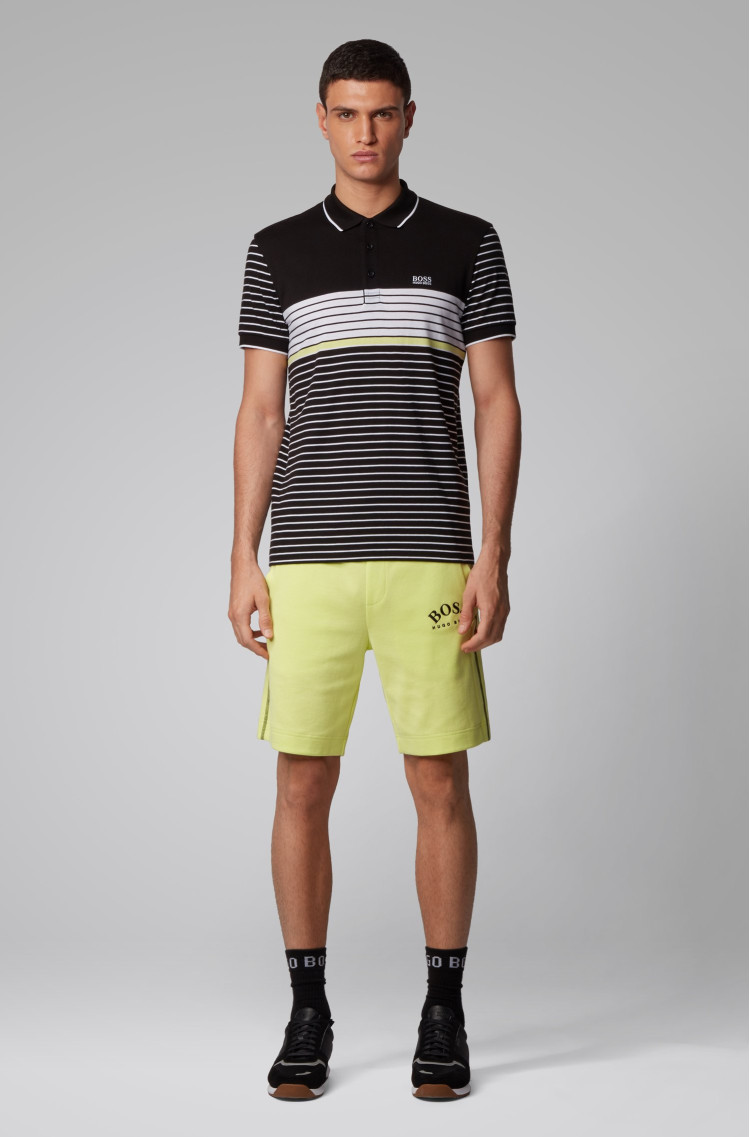Поло спортивное Regular fit для мужчин (462577), цвет Черный - №3