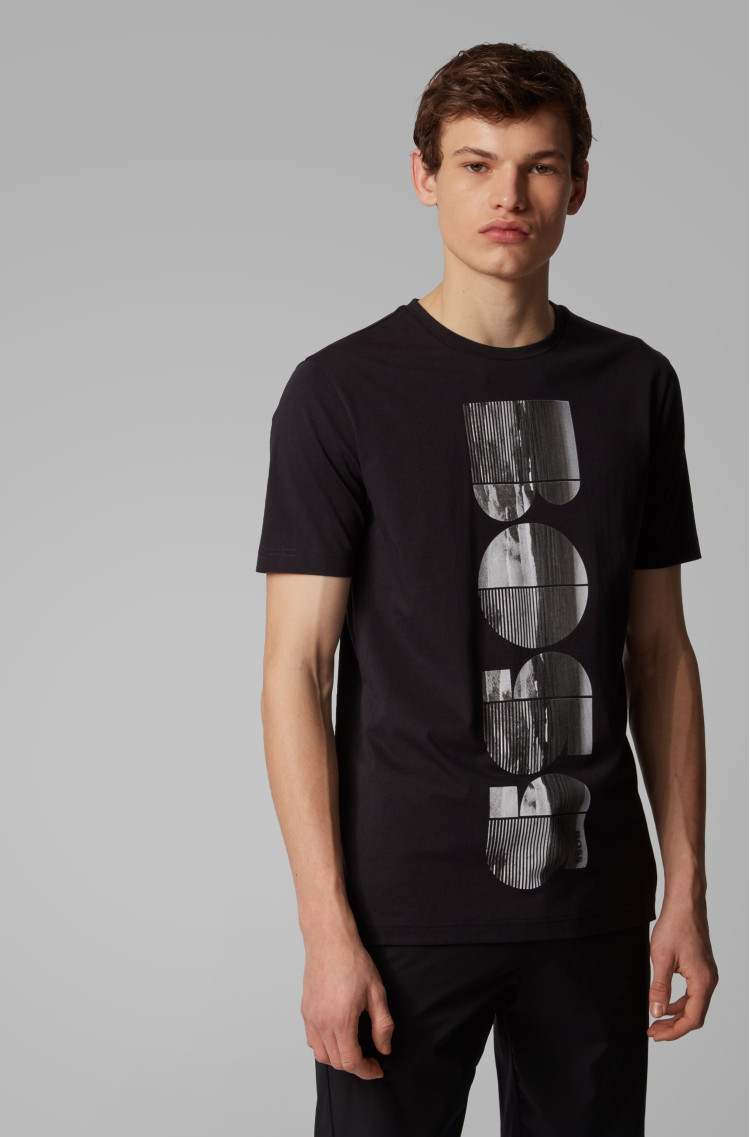 Футболка Regular fit для мужчин (462595), цвет Черный - №2