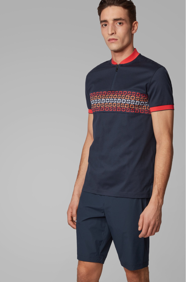 Поло спортивне Regular fit для чоловіків (462612), колір Синій - №2
