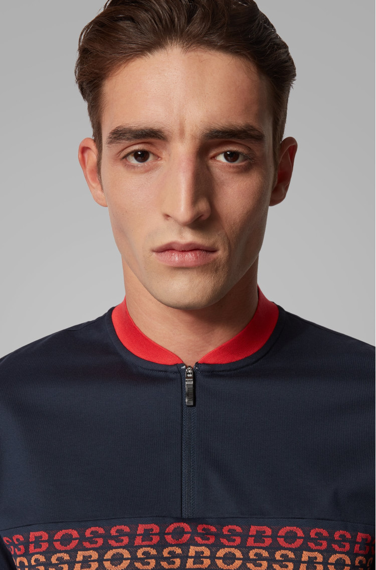 Поло спортивне Regular fit для чоловіків (462612), колір Синій - №3