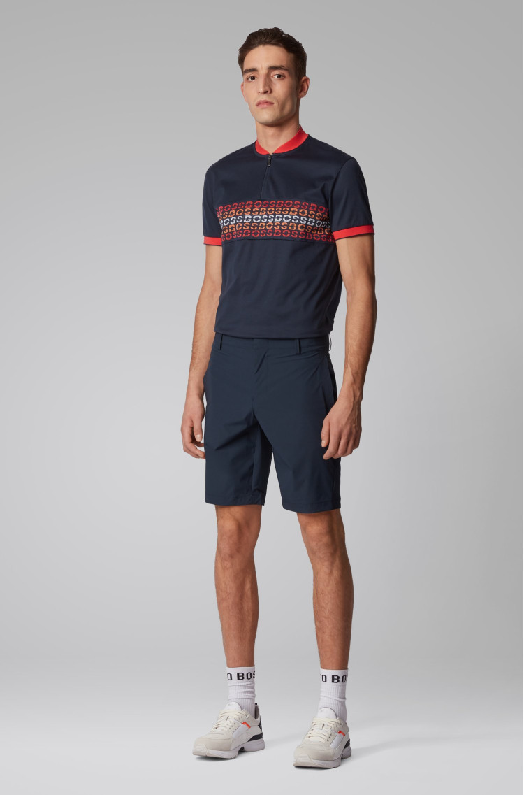 Поло спортивне Regular fit для чоловіків (462612), колір Синій - №4