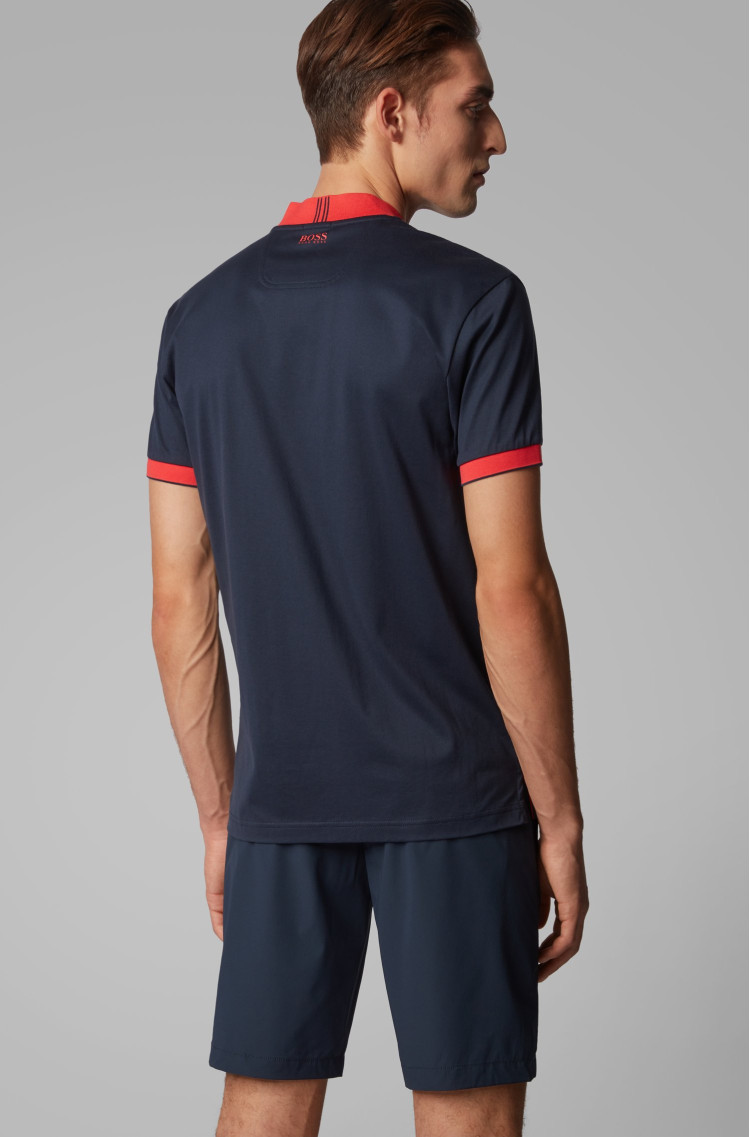 Поло спортивне Regular fit для чоловіків (462612), колір Синій - №5