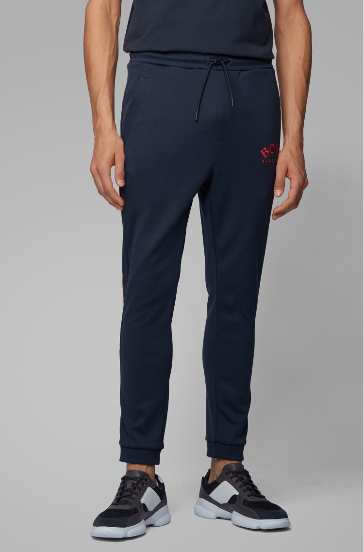 Спортивные брюки Slim fit для мужчин (462614), цвет Синий - №2