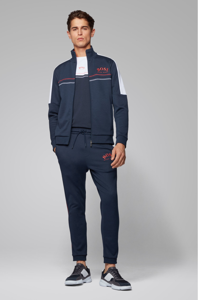 Спортивные брюки Slim fit для мужчин (462614), цвет Синий - №3
