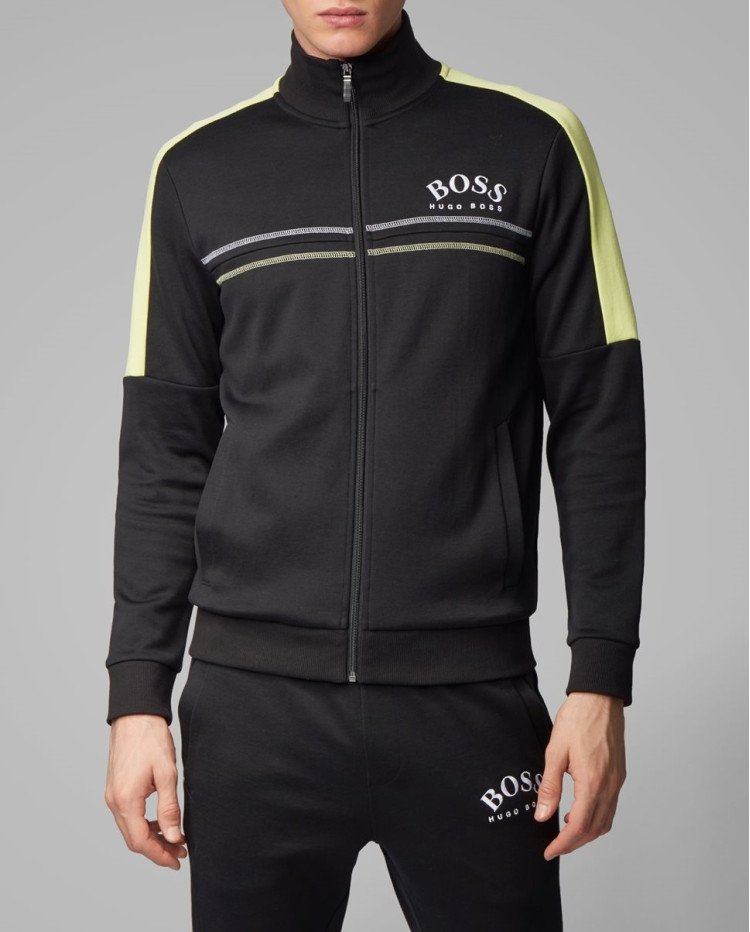Спортивная кофта Slim fit для мужчин (462615), цвет Черный - №2