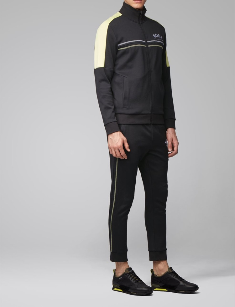 Спортивная кофта Slim fit для мужчин (462615), цвет Черный - №3
