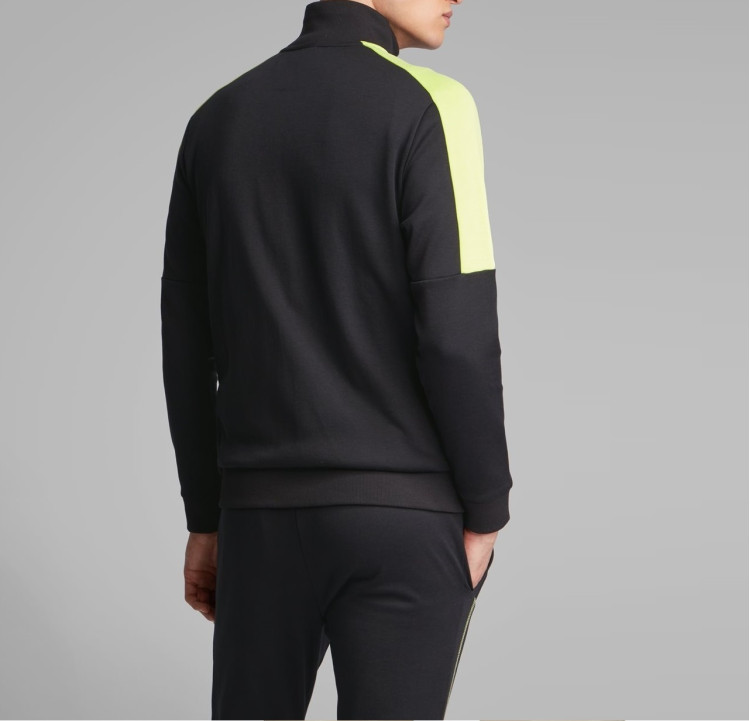 Спортивная кофта Slim fit для мужчин (462615), цвет Черный - №4