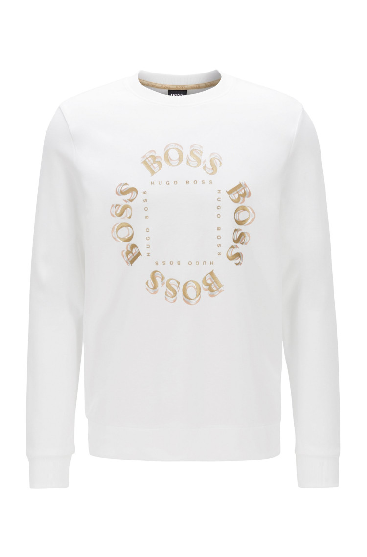 Світшот Regular fit для чоловіків (462619), колір Білий - №1