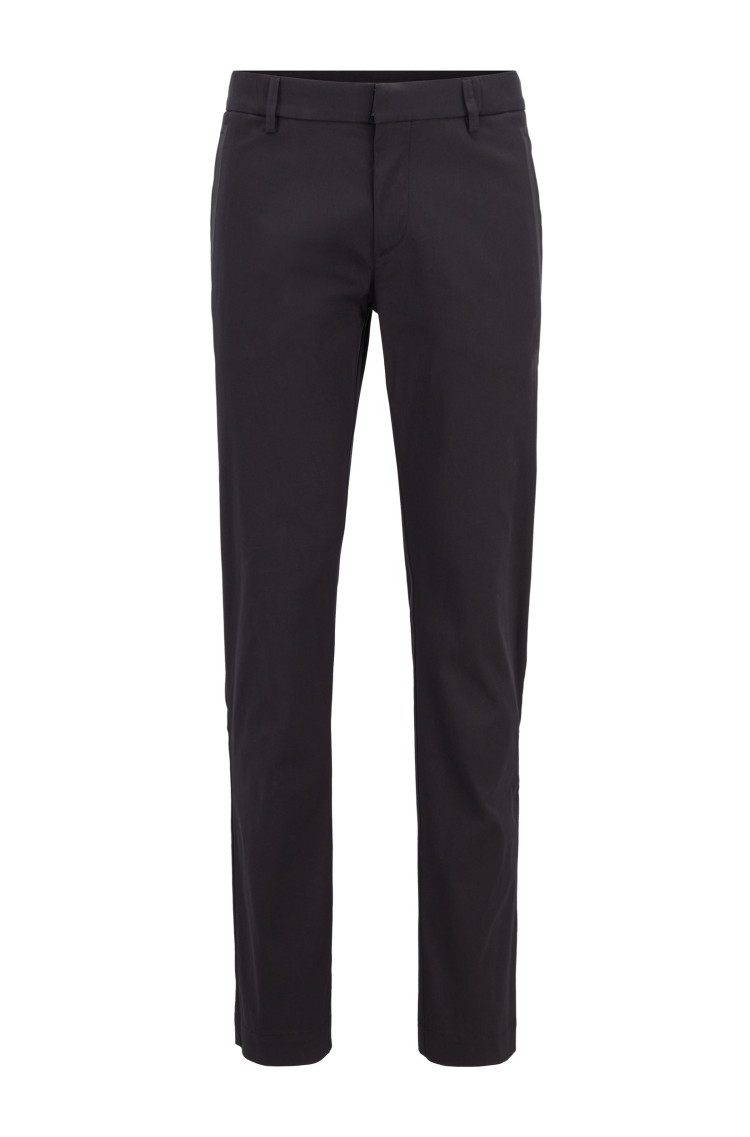 Брюки повсякденні Slim fit для чоловіків (462628), колір Чорний - №1