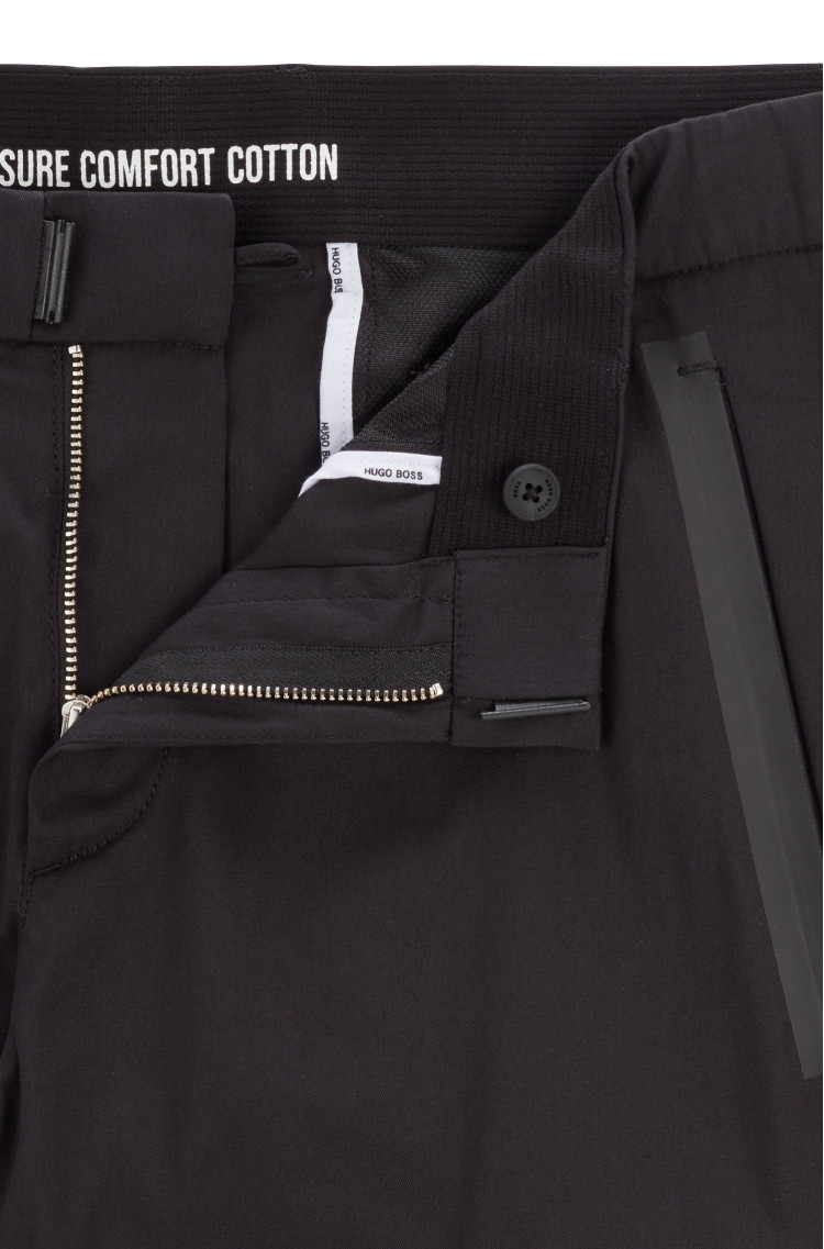 Брюки повсякденні Slim fit для чоловіків (462628), колір Чорний - №6