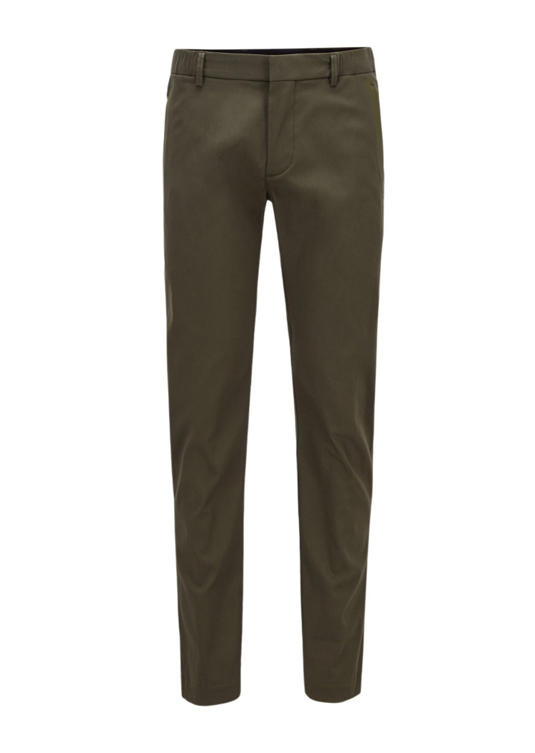 Брюки chinos Slim fit Середня для чоловіків (462630), колір Зелений - №1