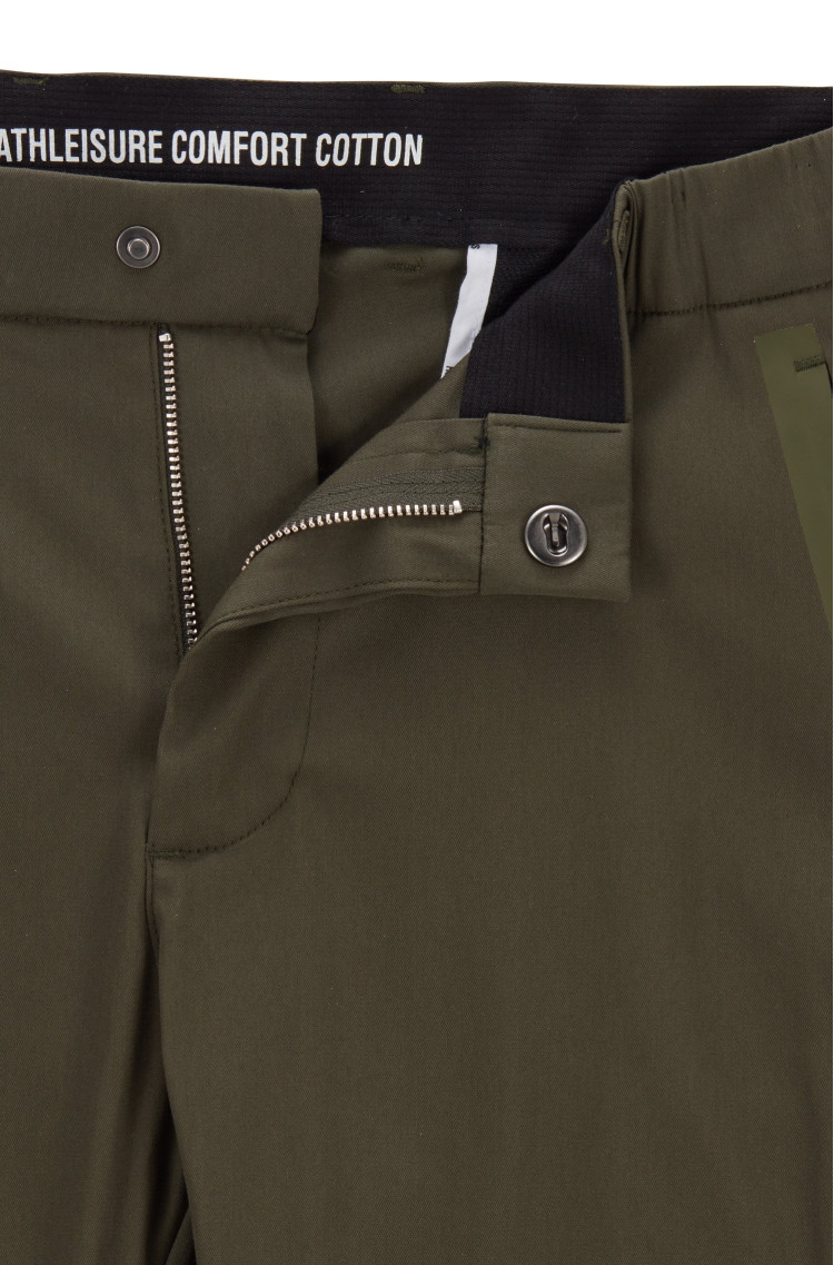 Брюки chinos Slim fit Середня для чоловіків (462630), колір Зелений - №6