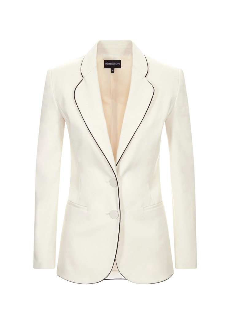 Жакет Extra-slim fit для жінок (462668), колір Молочний - №1