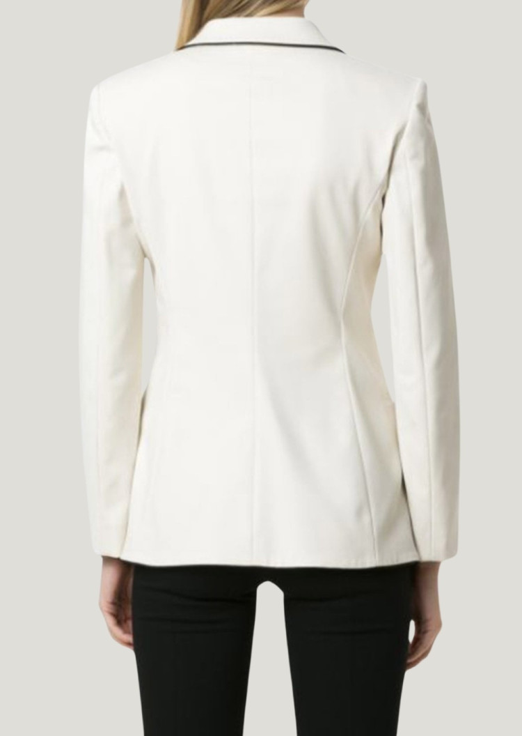 Жакет Extra-slim fit для жінок (462668), колір Молочний - №3