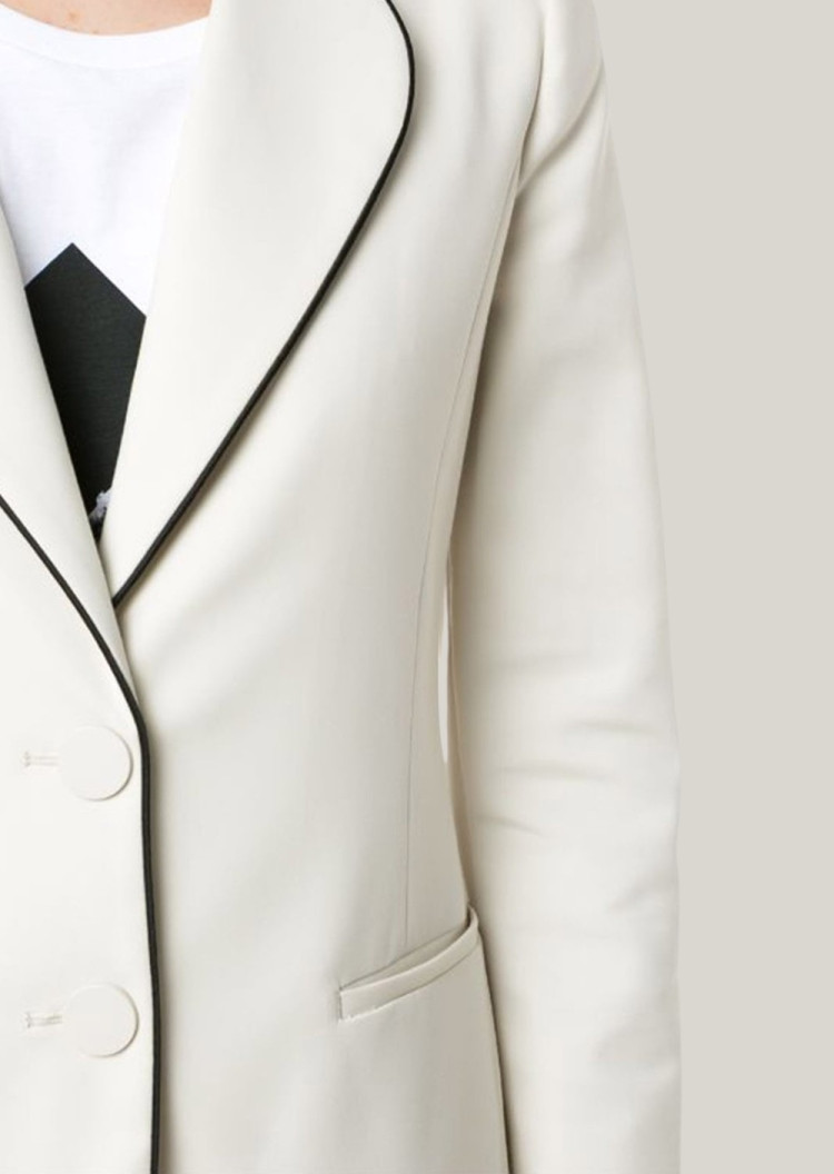 Жакет Extra-slim fit для жінок (462668), колір Молочний - №4