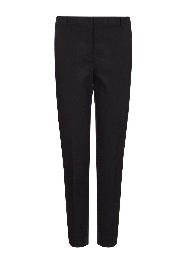 Брюки повседневные Slim Fit: приталенный силуэт, но не слишком узкий. Низкая