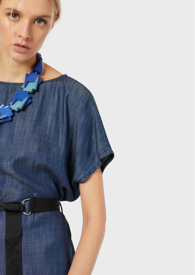 Платья мини Regular fit для женщин (462691), цвет Синий - №3