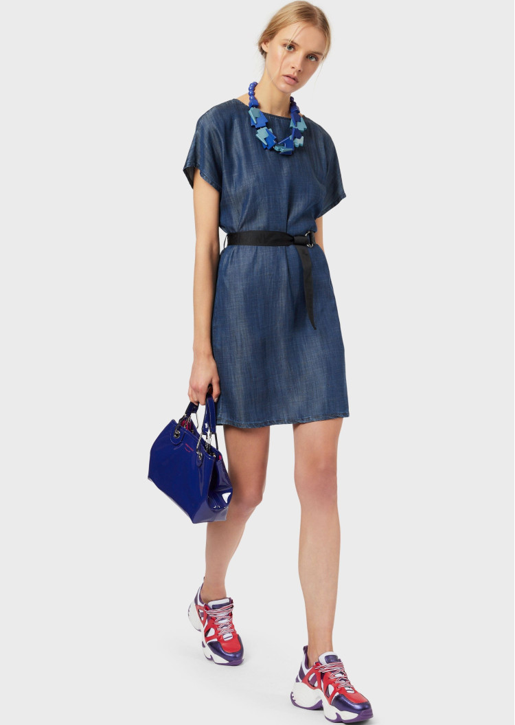 Платья мини Regular fit для женщин (462691), цвет Синий - №4