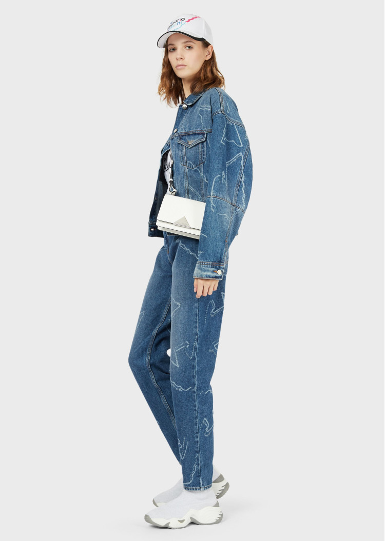 Джинсова куртка Regular fit для жінок (462692), колір Синій - №4