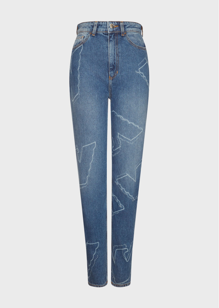 Джинси Regular Regular fit для жінок (462700), колір Синій - №1