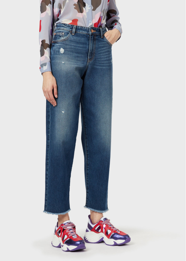 Джинсы Relaxed Relaxed fit для женщин (462703), цвет Синий - №2