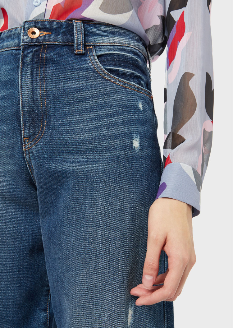 Джинсы Relaxed Relaxed fit для женщин (462703), цвет Синий - №6