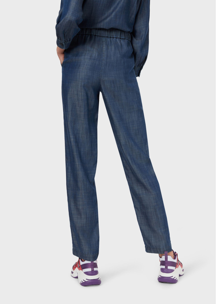 Брюки повсякденні Relaxed fit для жінок (462713), колір Синій - №4
