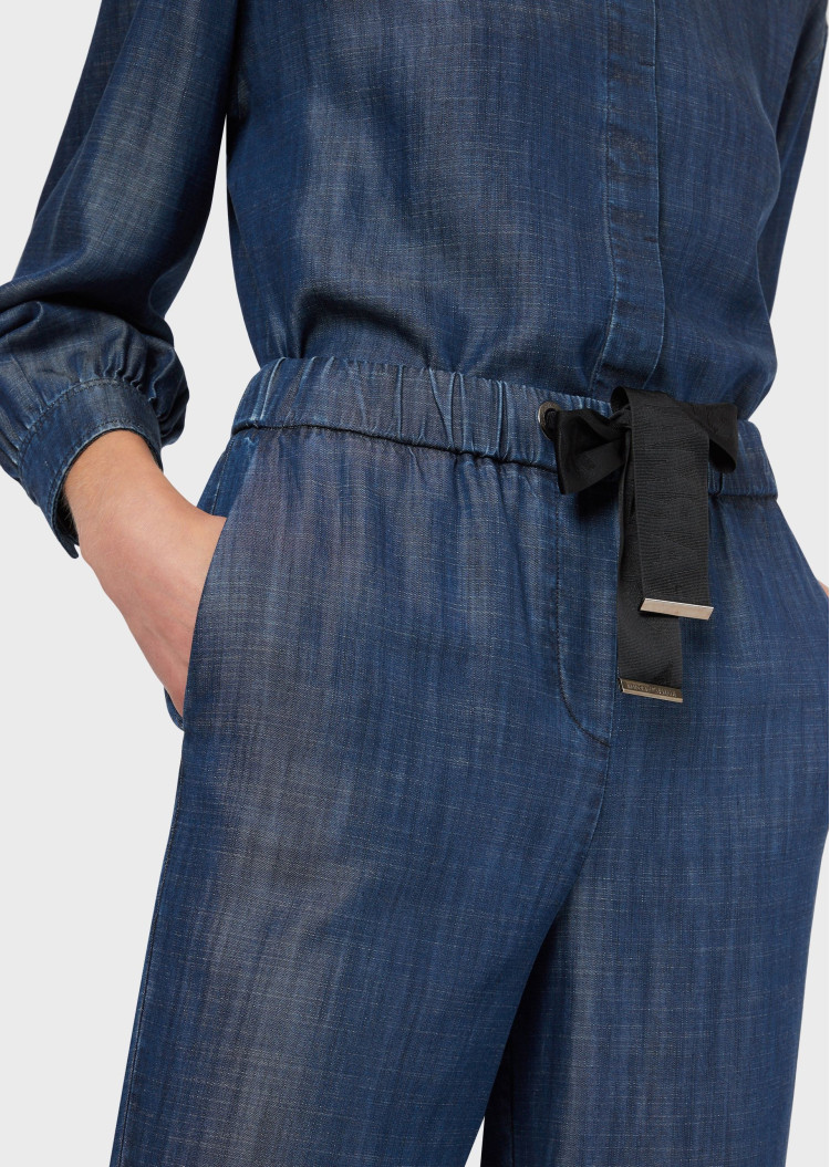 Брюки повсякденні Relaxed fit для жінок (462713), колір Синій - №6