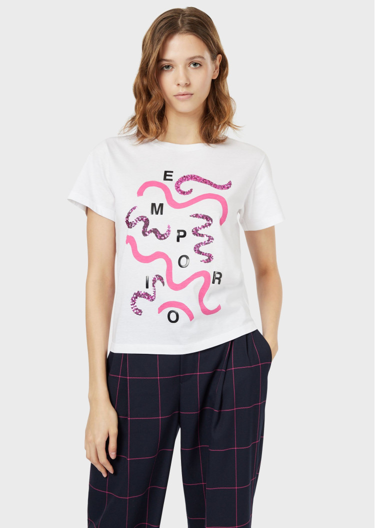 Футболка Slim fit для жінок (462719), колір Білий - №2
