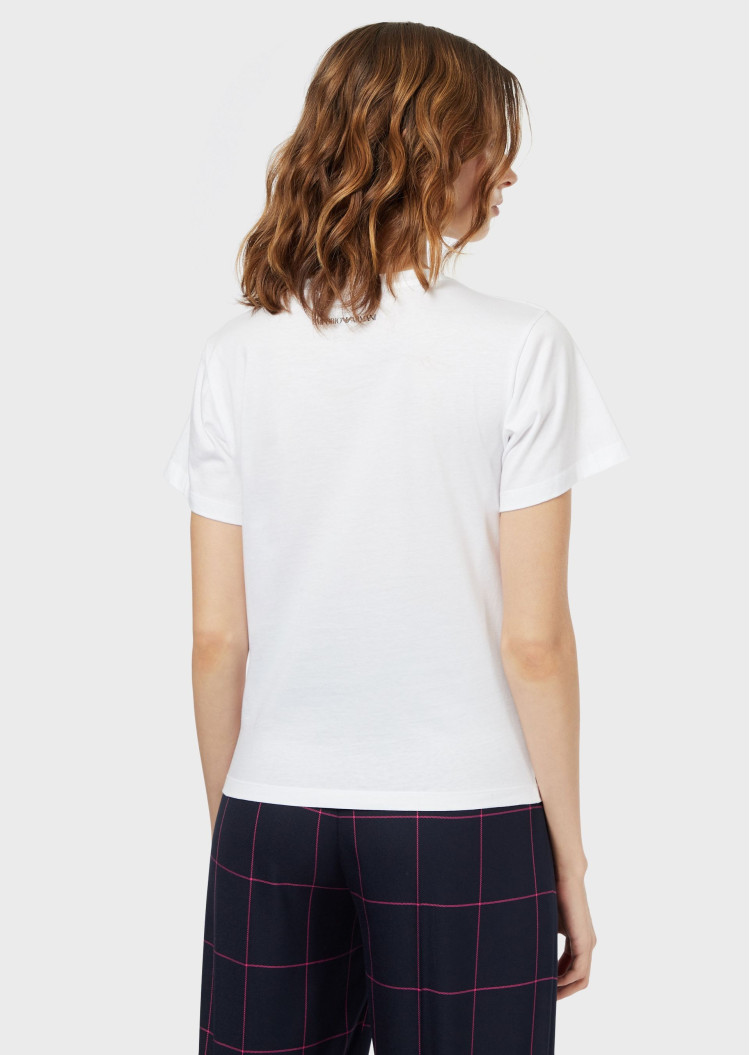 Футболка Slim fit для жінок (462719), колір Білий - №4