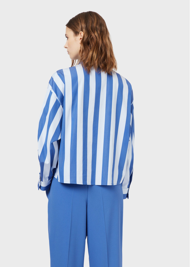 Сорочка з довгим рукавом Relaxed fit для жінок (462721), колір Синій - №4