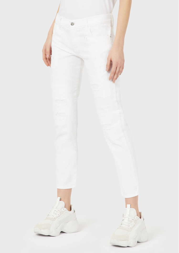 Джинси Regular Regular fit Низька для жінок (462733), колір Білий - №2