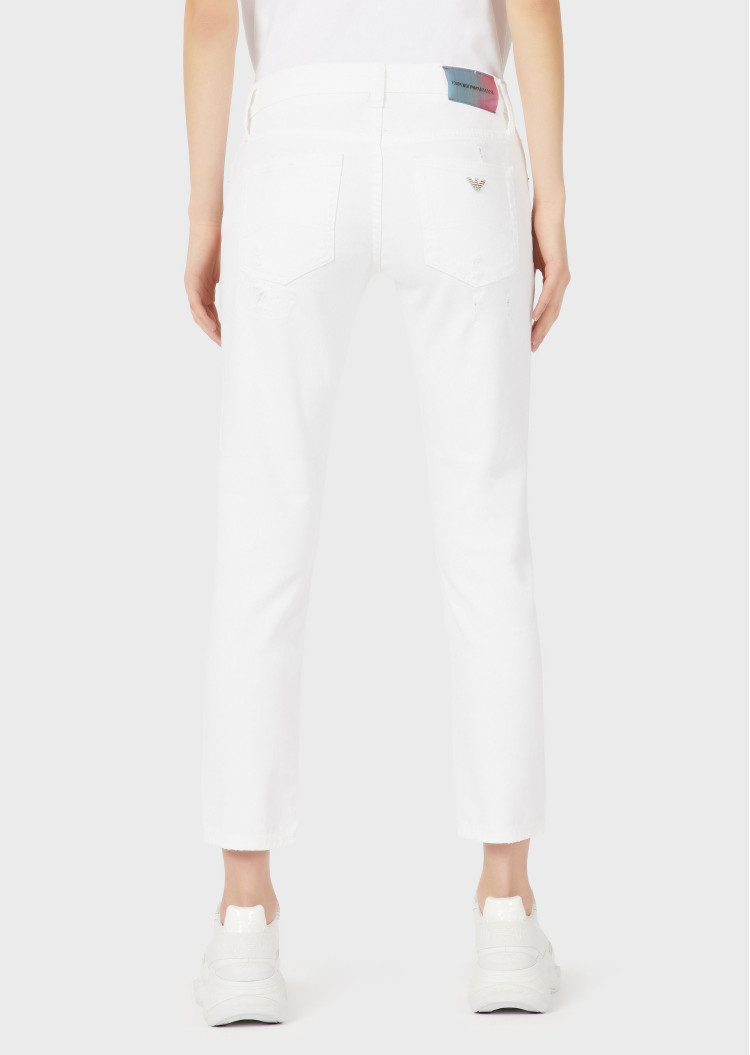 Джинси Regular Regular fit Низька для жінок (462733), колір Білий - №4