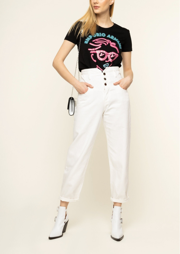 Футболка Slim fit для жінок (462746), колір Чорний - №3