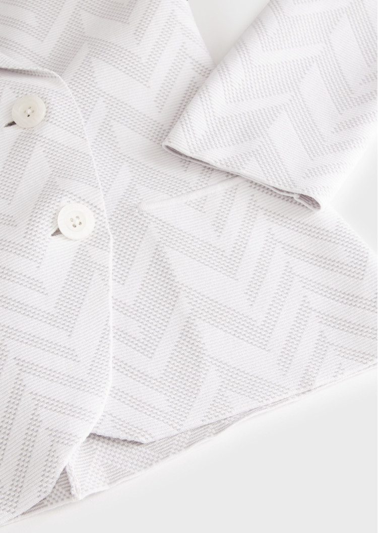 Жакет Slim fit для жінок (462761), колір Білий - №4
