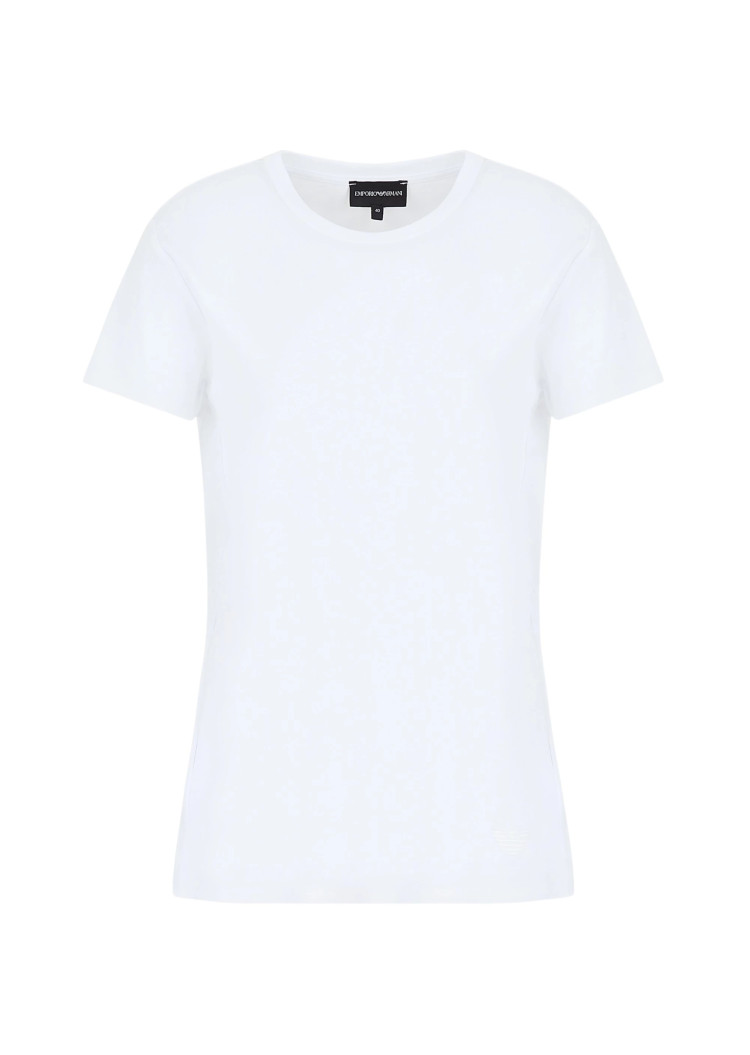 Блуза з коротким рукавом Extra-slim fit для жінок (462772), колір Білий - №1