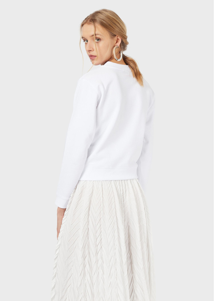 Свитшот Regular fit для женщин (462775), цвет Белый - №3